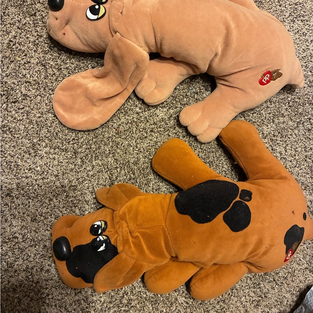 Tonka Plush Dog Toys - Brown and Tan